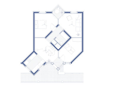 2 rooms