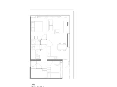 Floorplan_Typology_1_100_3b_Bajeskwartier De Vrijheid_Atelier Kempe Thill