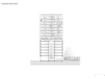 Section_Cross_Atrium_1_200_Bajeskwartier De Vrijheid_Atelier Kempe Thill