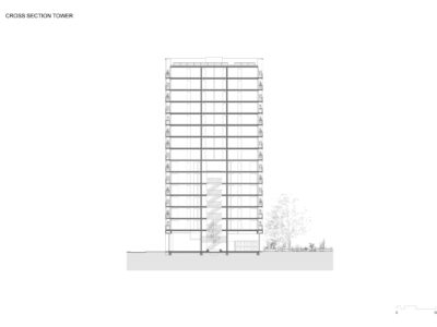 Section_Cross_Tower_1_200_Bajeskwartier De Vrijheid_Atelier Kempe Thill